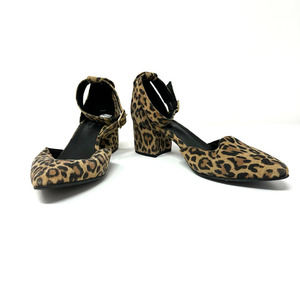 Shoe//Design Copenhagen size eu‎ 36 US 5.5 leopard print d'orsay heels